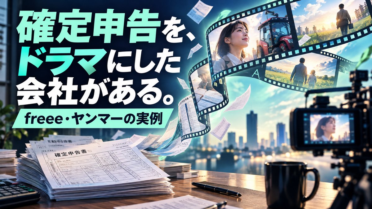 【事例】BtoBのショートドラマ活用｜freee・ヤンマーが“かたい商材”を物語にした方法